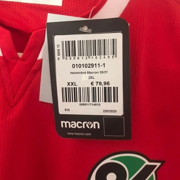 BNWT Macron Hannover 96 Home Kit - Picture 4 of 7